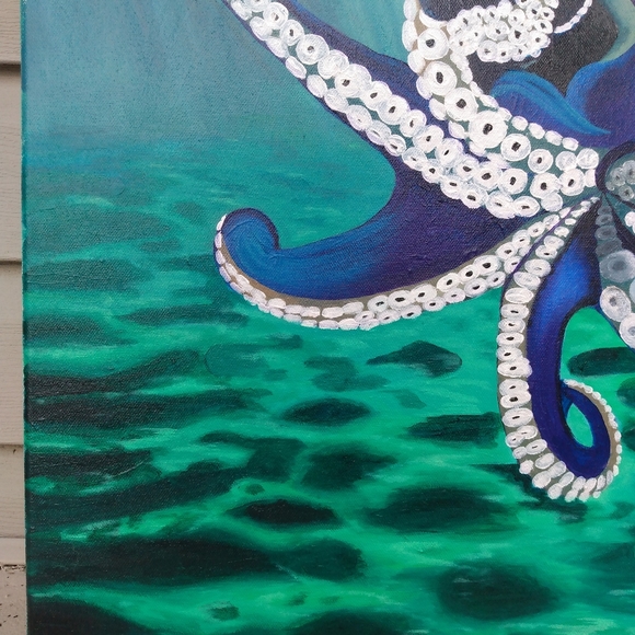 Siren song original painting 🧜 - Picture 5 of 8